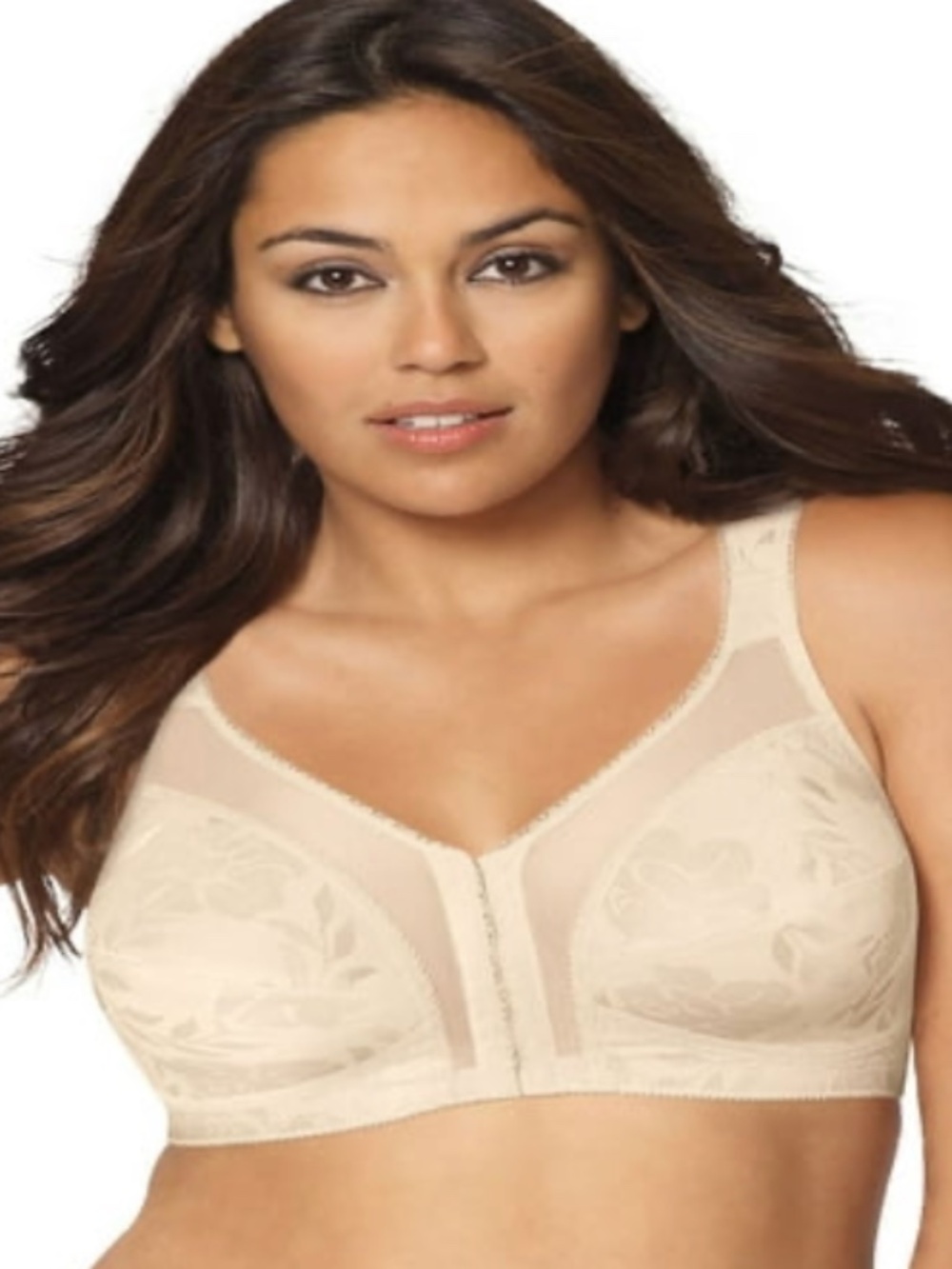 Playtex 18 Hour Easier on Front-Close Wirefree Bra Flex Back Style 4695